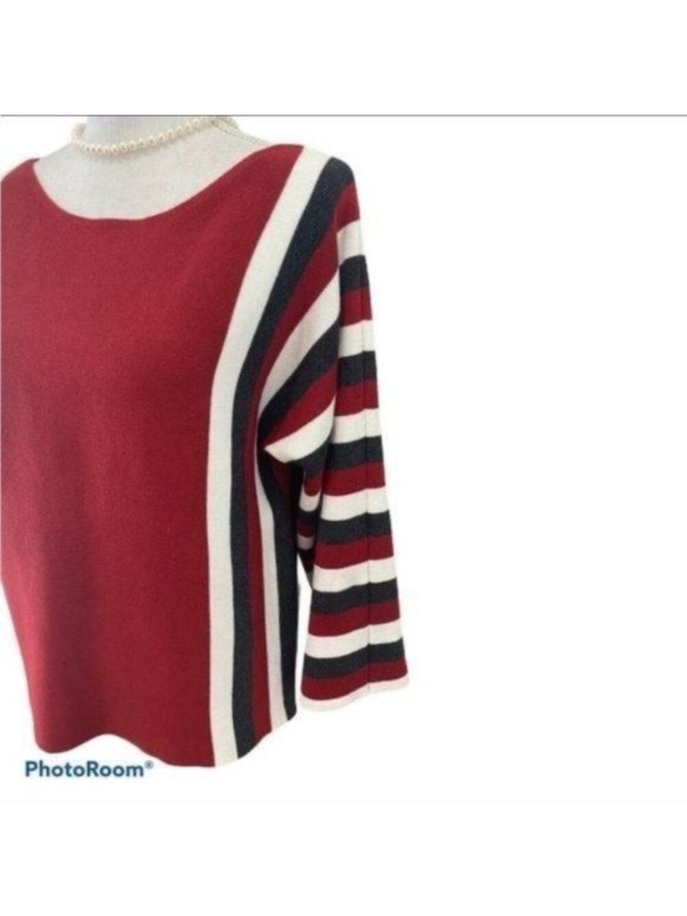 NWT Spense Color-Block Raglan Sweater Size Small - Picture 10 of 10